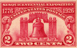  Up Sesquicentennial Exposition Issue (Photo: Smithsonian National Postal Museum)